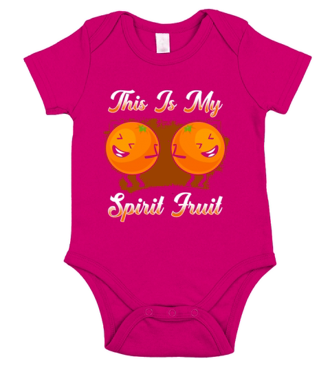 Orange Funny Saying Short Sleeve Baby One-Piece