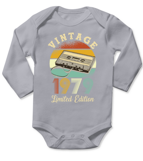 Vintage 1979 Long Sleeve Baby One-Piece