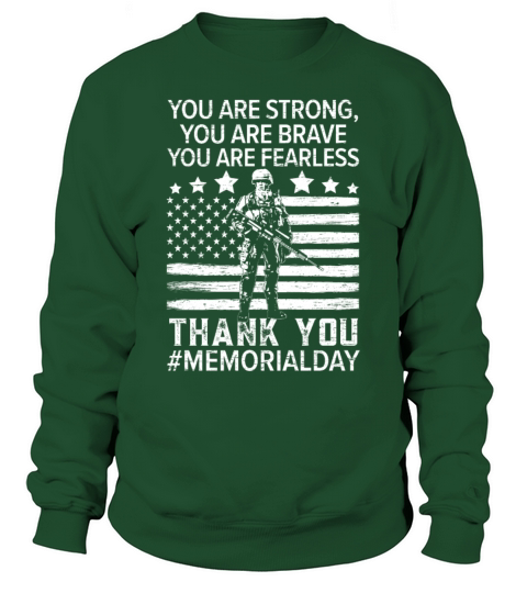 Memorial Day Patriotic Heroicness USA Flag Sweatshirt Unisex