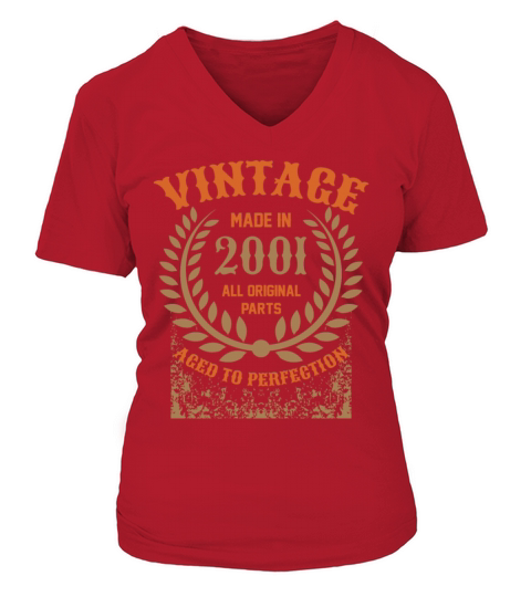 Vintage Made In 2001 All Original Parts Women's V-Neck T-shirt