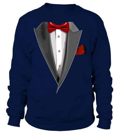 Tuxedo Tie Designs Tux red Women's Sweatshirt