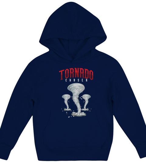 Tornado Chaser Hurricane Storm Weather Wind Gift Kids Hoodie