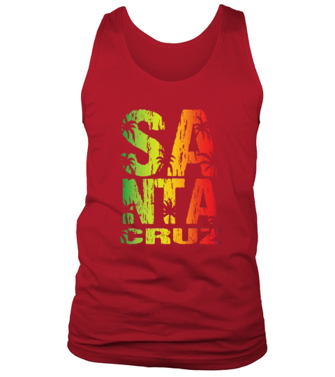 Santa Cruz Colorful Palms Men's Tank Top