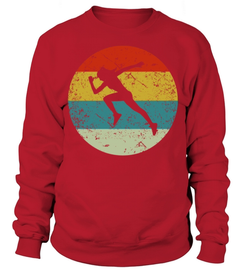 Retro vintage run Men's Sweatshirt