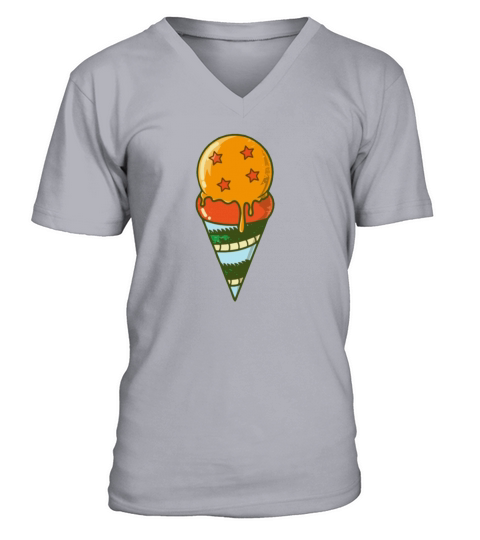 Dragon Ball Ice Cream Men's V-Neck T-shirt