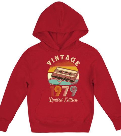 Vintage 1979 Kids Hoodie