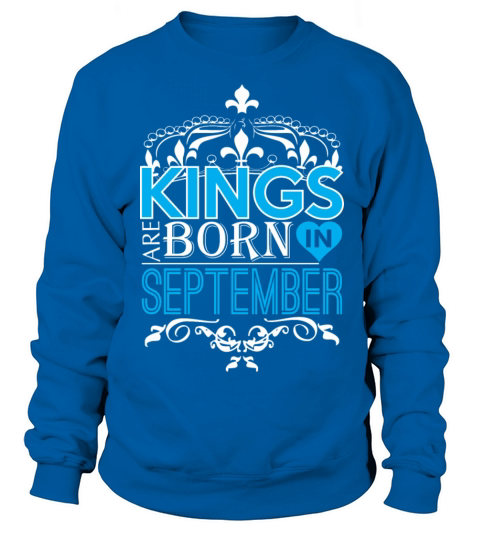 Kings Are Born In September Happy Fathers Day Women's Sweatshirt