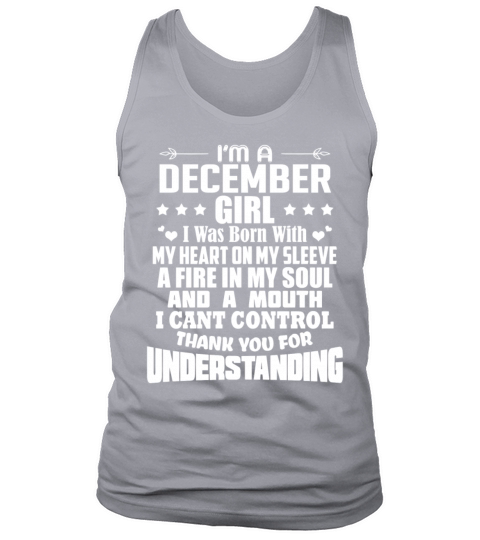 Im A December Girl birthday gift Men's Tank Top