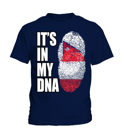 Austrian And Nepalese Mix DNA Flag Heritage Kids T-Shirt