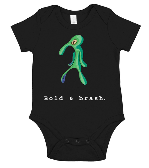 Bold and Brash T-Shirt Short Sleeve Baby One-Piece