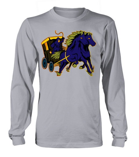 Horse-drawn carriage Halloween Long sleeved Unisex