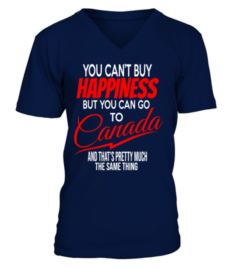 Canada Happiness Men's V-Neck T-shirt