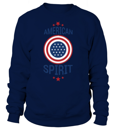 American Spirit Red White and Blue American Flag Women's Sweatshirt