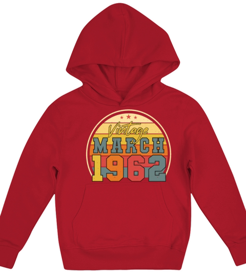 March 1962 Vintage Kids Hoodie