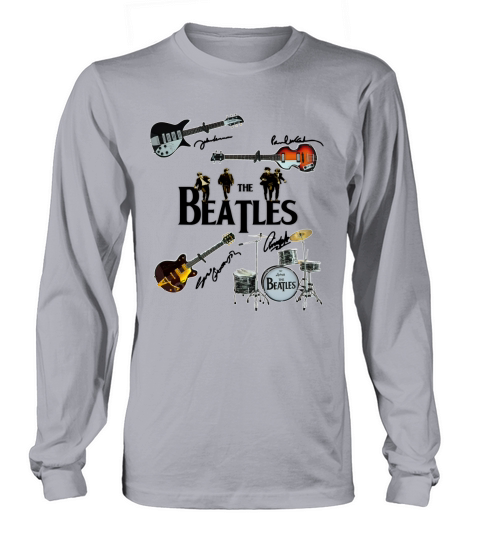The Beatles Guitars Drummer Signatures Long sleeved Unisex