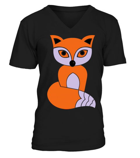 little fox Men's V-Neck T-shirt