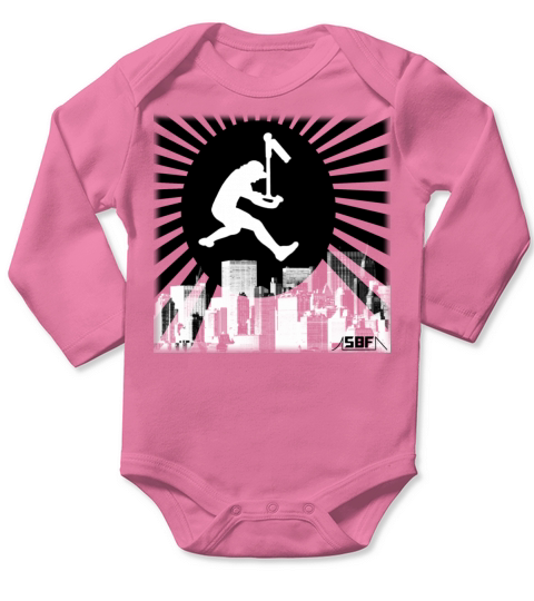 scooter city Long Sleeve Baby One-Piece