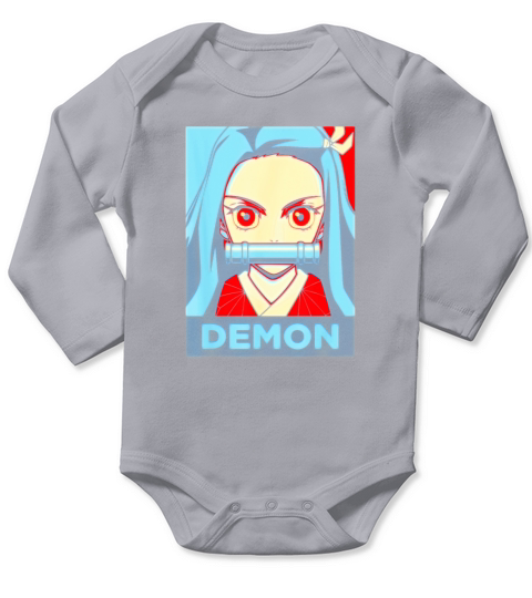 Slayer Demon Anime Art Long Sleeve Baby One-Piece