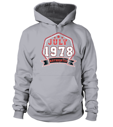 July 1978 Vintage Gift Idea Men's Hoodie