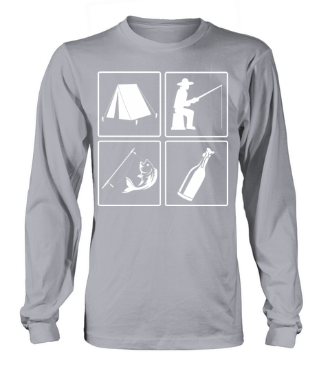 Fishing Angler Tents Beer Camping Women's Long Sleeve