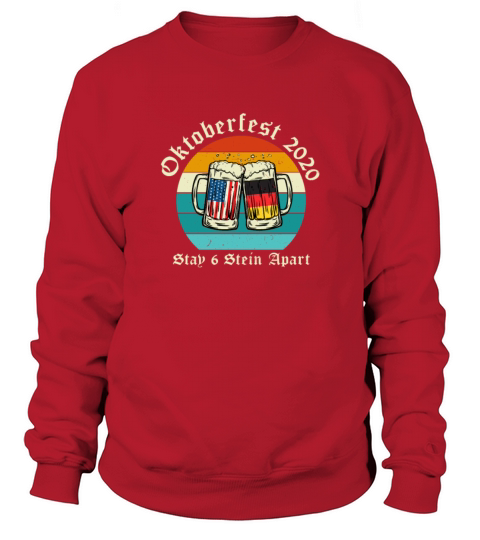Oktoberfest 2020 6 Stein Apart Beer October Men's Sweatshirt