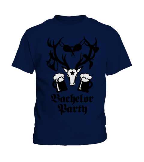 11 deer bachelor party fun funny love stag night Kids T-Shirt