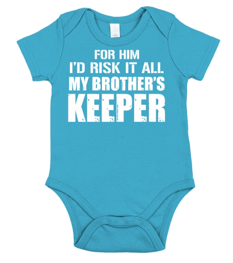 MY BROTHERS KEEPER Short Sleeve Baby One-Piece