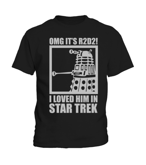 R2D2 Dalek Star Wars Dr Who Trek Kids T-Shirt