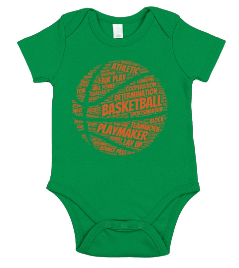 Basketball shirt gift for boys, girls, men and women Black Short Sleeve Baby One-Piece