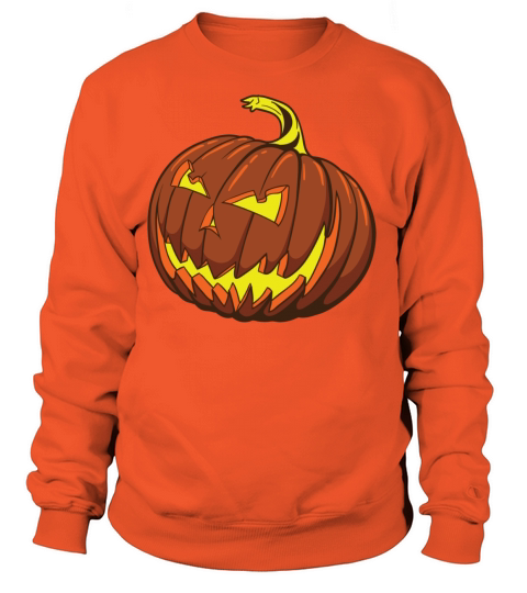 Halloween pumpkin smiley design Women's Sweatshirt