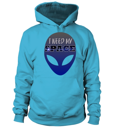 I Need My Space - Alien Head T-Shirt Gift Men's Hoodie