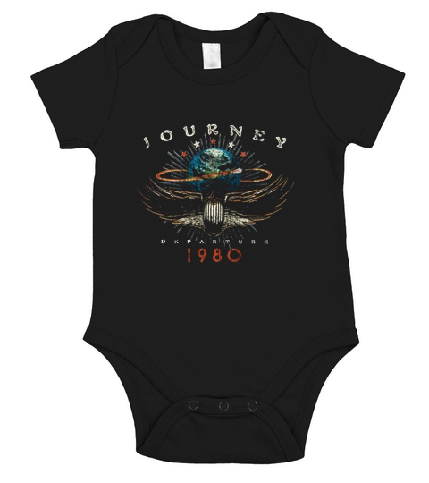 Journey Rock Band Music Group Departure 1980 Short Sleeve Baby One-Piece