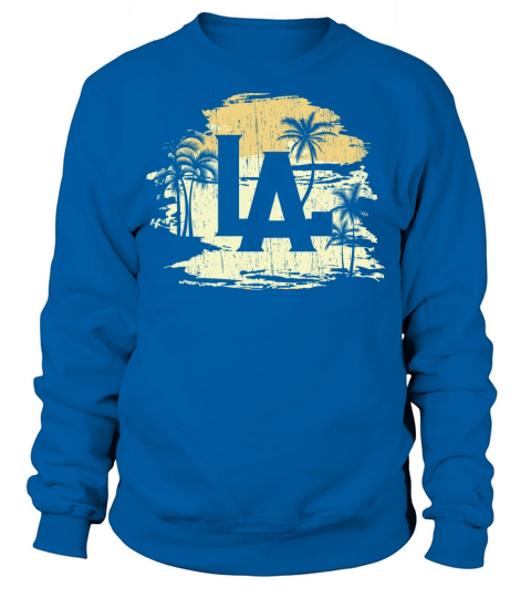 LA Los Angeles Vintage palm trees Men's Sweatshirt