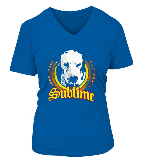 Sublime Lou Dog V-neck T-Shirt Woman