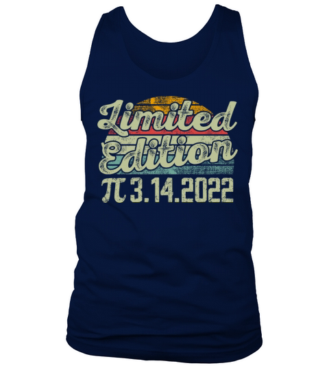 Happy PI Day 2022 Math Lover Mathematics Vintage Tank Top Unisex
