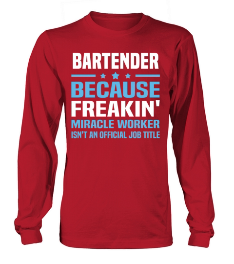 Bartender Women's Long Sleeve