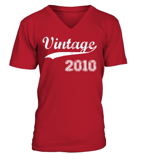 2010 Men's V-Neck T-shirt