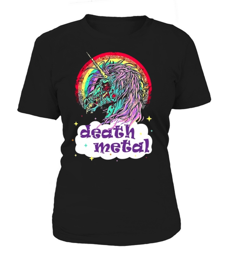 Zombie Unicorn Death Metal Women's T-Shirt