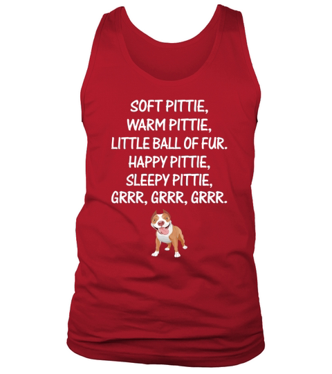Bulldog Soft pittie warm pittie little ball of fur happy pittie sleepy Tank Top Unisex