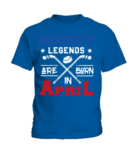 Birthday - hockey legends are born in april birt Kids T-Shirt