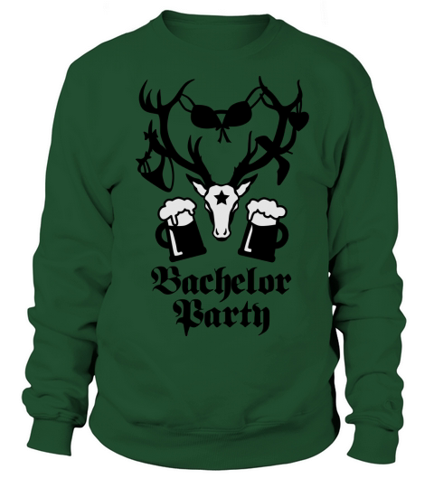11 deer bachelor party fun funny love stag night Women's Sweatshirt