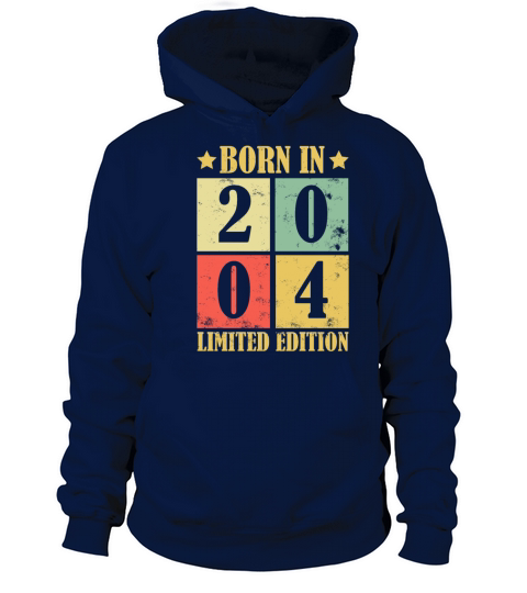 18th Birthday Born In 2004 Limited Edition Vintage Women's Hoodie