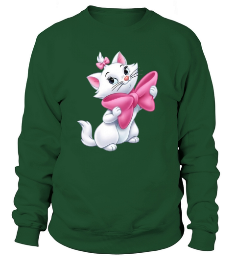 Marie Cat Cartoon Aristocats Kitty Girls Plush Sweatshirt Unisex