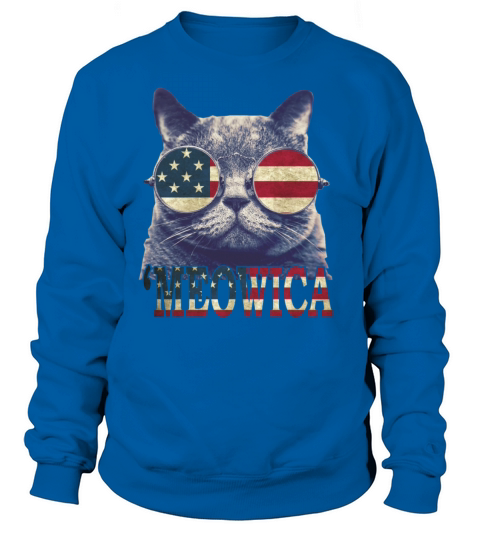 4th of July MEOWICA Women's Sweatshirt