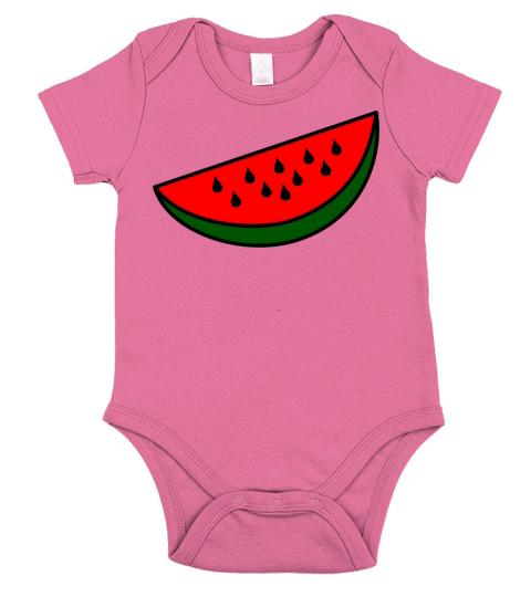Cute Watermelon Short Sleeve Baby One-Piece