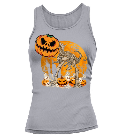 Halloween Dinosaur T Rex Mummy Pumpkin Women's Tank Top