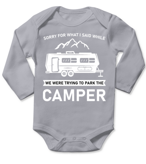 Camping Camper Vacation Gift Long Sleeve Baby One-Piece