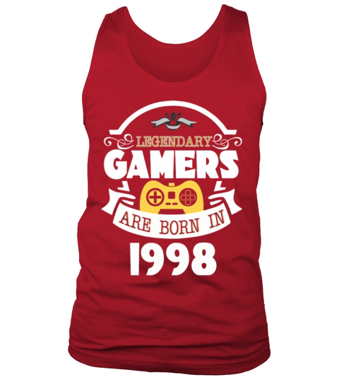 Legendary Gamers Are Born In 1998 Men's Tank Top