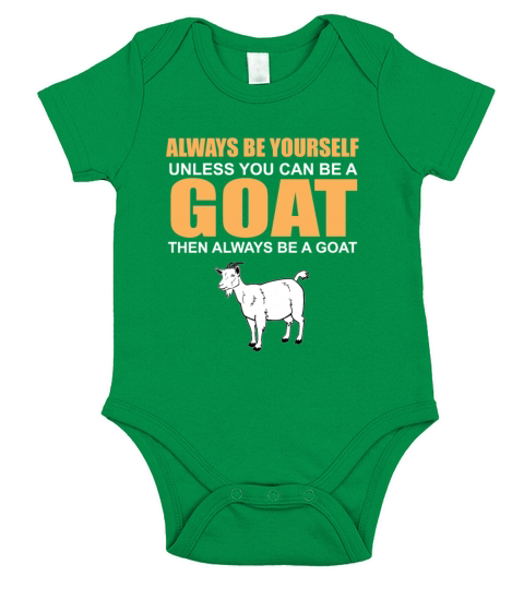 GOAT Short Sleeve Baby One-Piece
