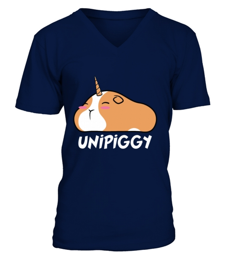Guinea Pig Unicorn Pet Lovers Cute Funny Mom Gift Men's V-Neck T-shirt